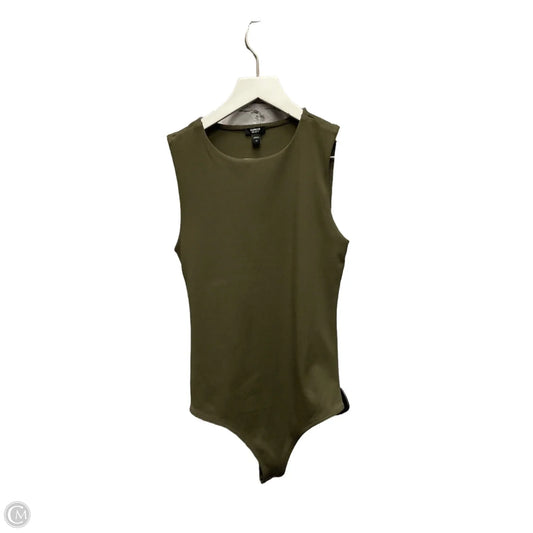 Bodysuit By Express In Green, Size: Xs