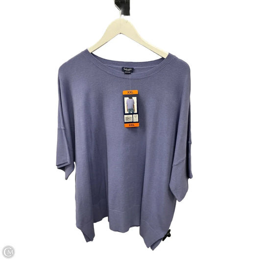 Top Short Sleeve Basic By Splendid In Purple, Size: Xxl