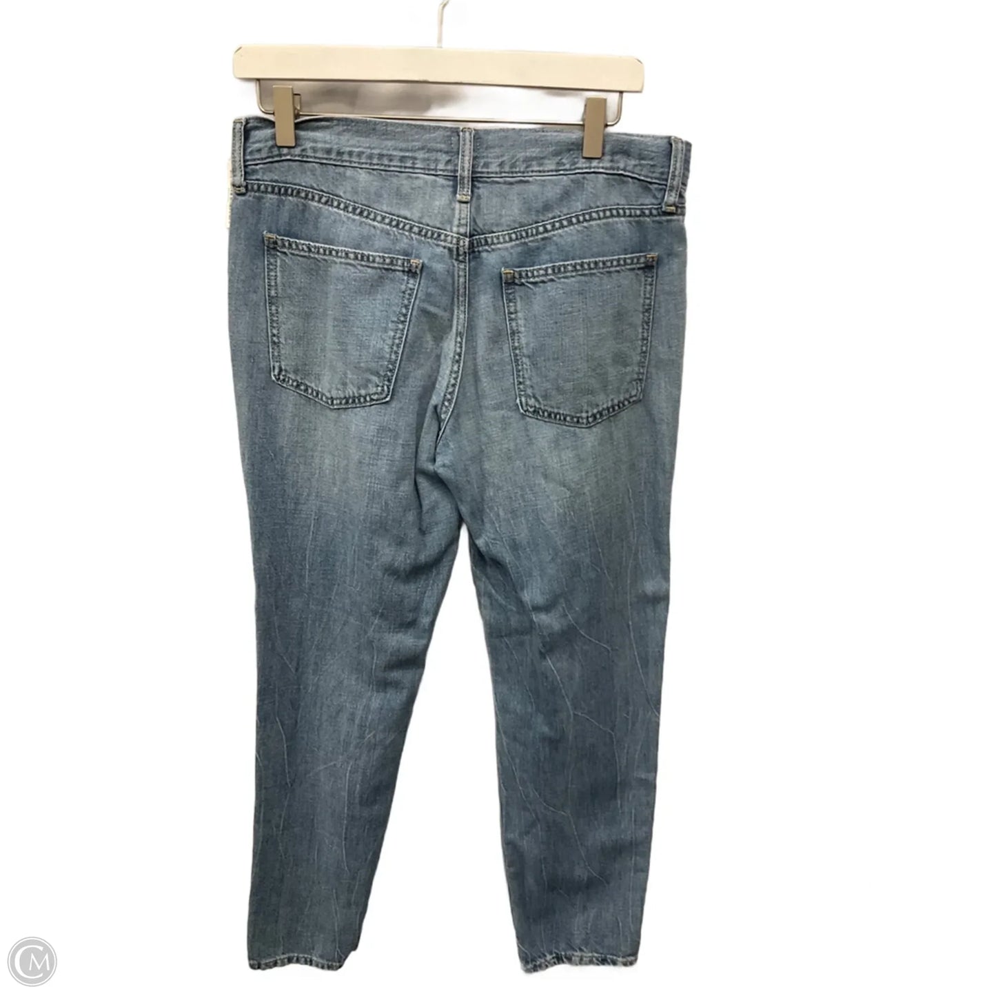 Jeans Straight By Gap In Blue Denim, Size: 6