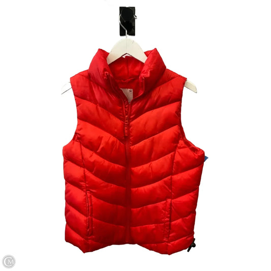 Vest Puffer & Quilted By So In Orange, Size: L