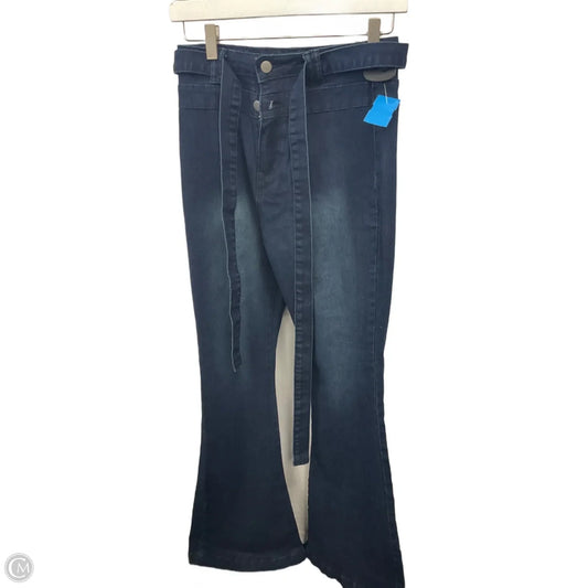 Jeans Flared By Clothes Mentor In Blue Denim, Size: 4