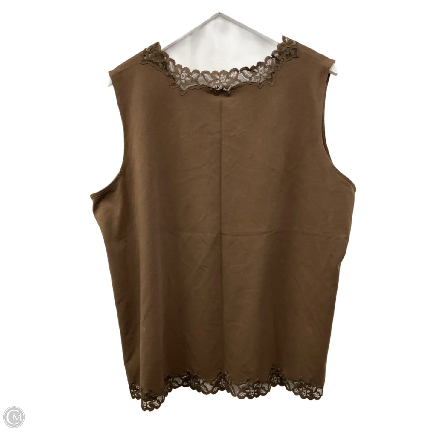 Tank Top By Coldwater Creek In Brown, Size: 3x