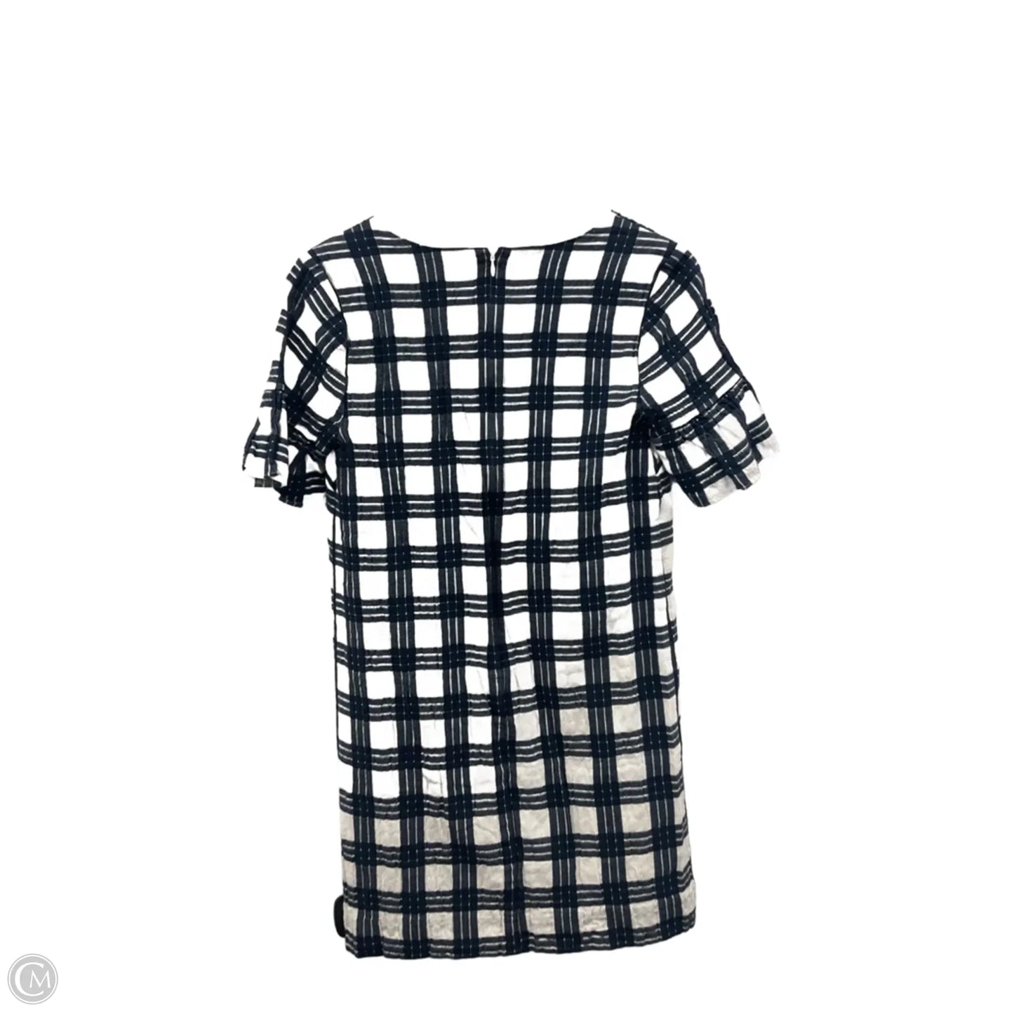 Dress Casual Short By Madewell In Blue & White, Size: Xs