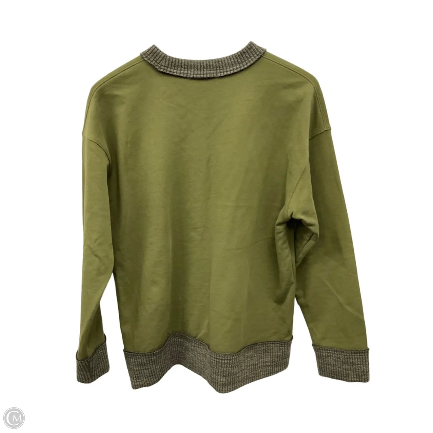 Top Long Sleeve By Staccato In Green, Size: L