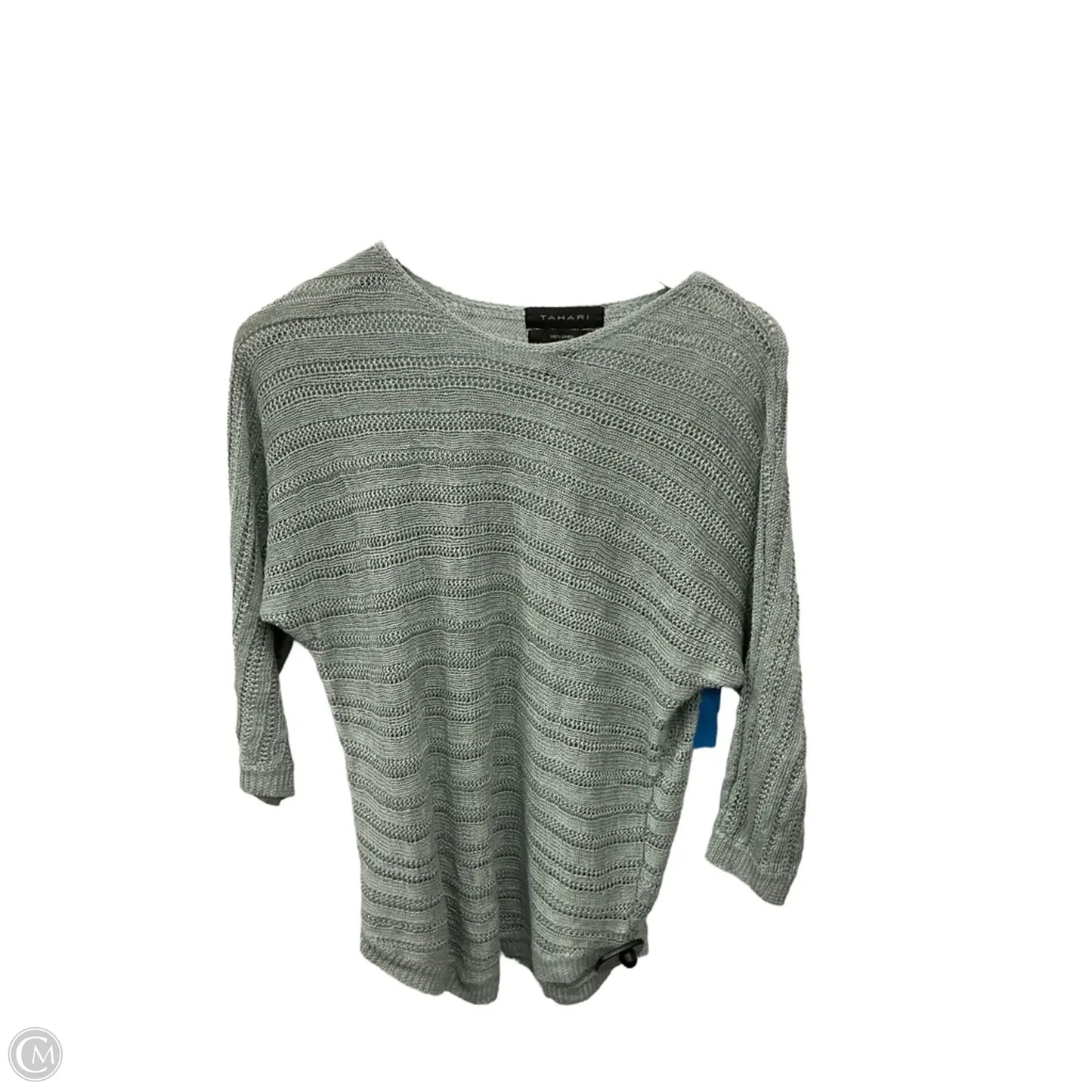 Top 3/4 Sleeve By Tahari In Green, Size: Xs