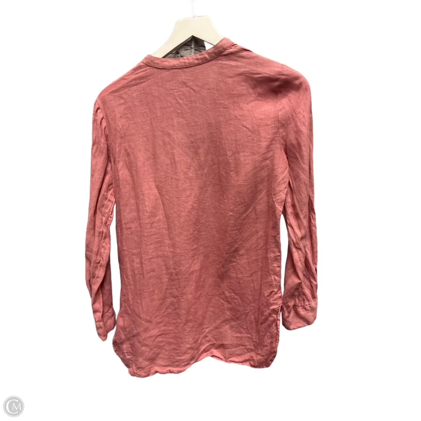 Top Long Sleeve By Zara In Pink, Size: Xs