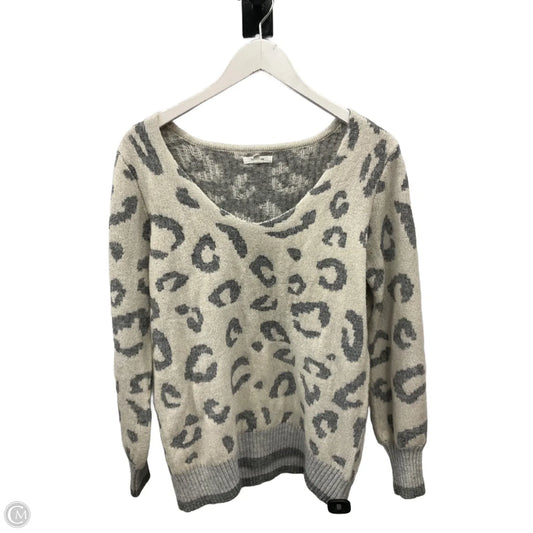 Sweater By Maurices In Animal Print, Size: M