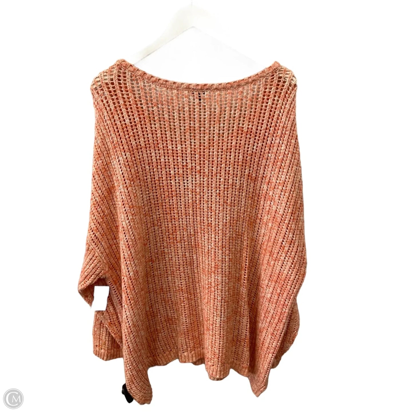 Sweater By Talbots In Orange, Size: 3x