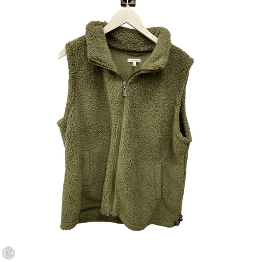 Vest Fleece By Maurices In Green, Size: Xxl