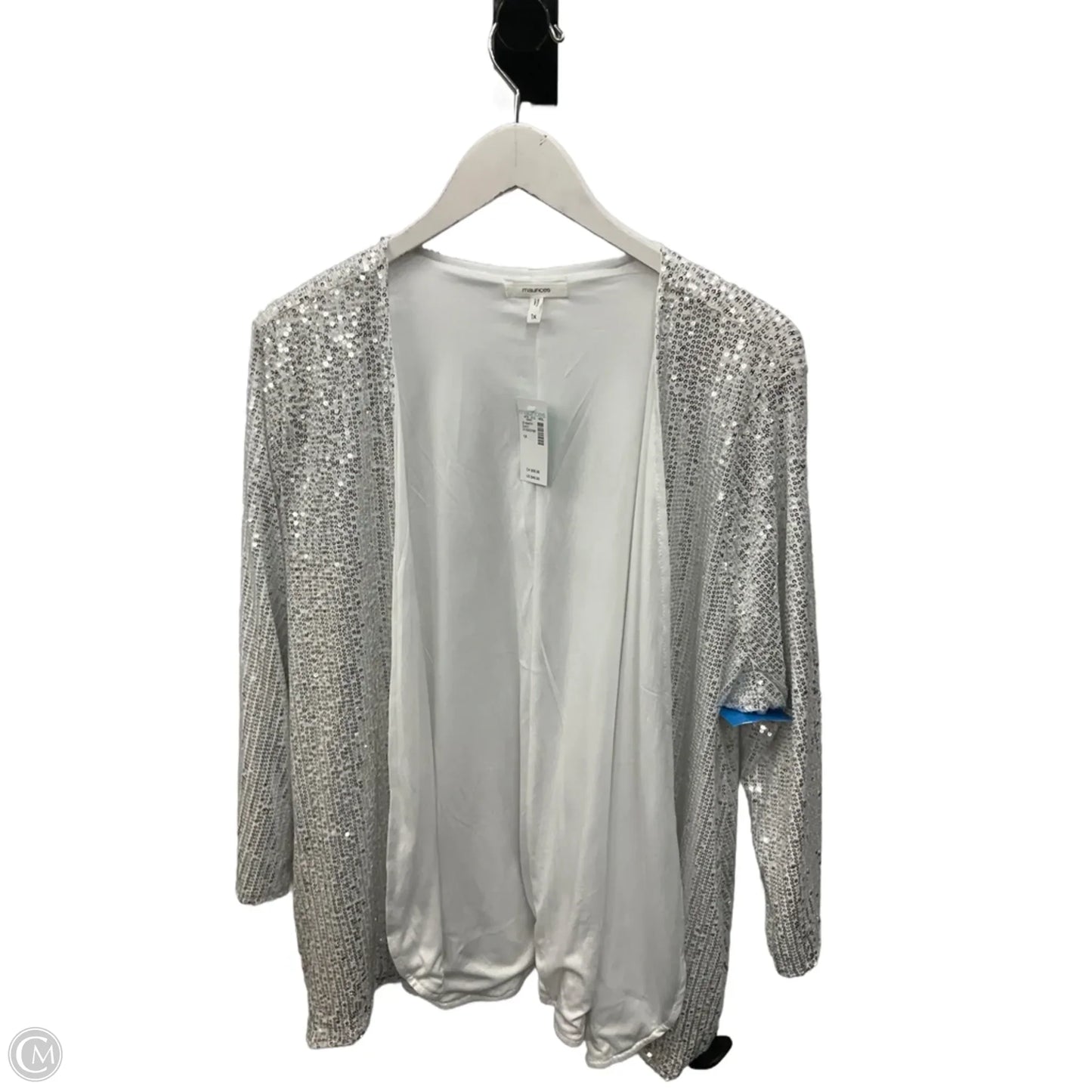 Cardigan By Maurices In White, Size: 1x