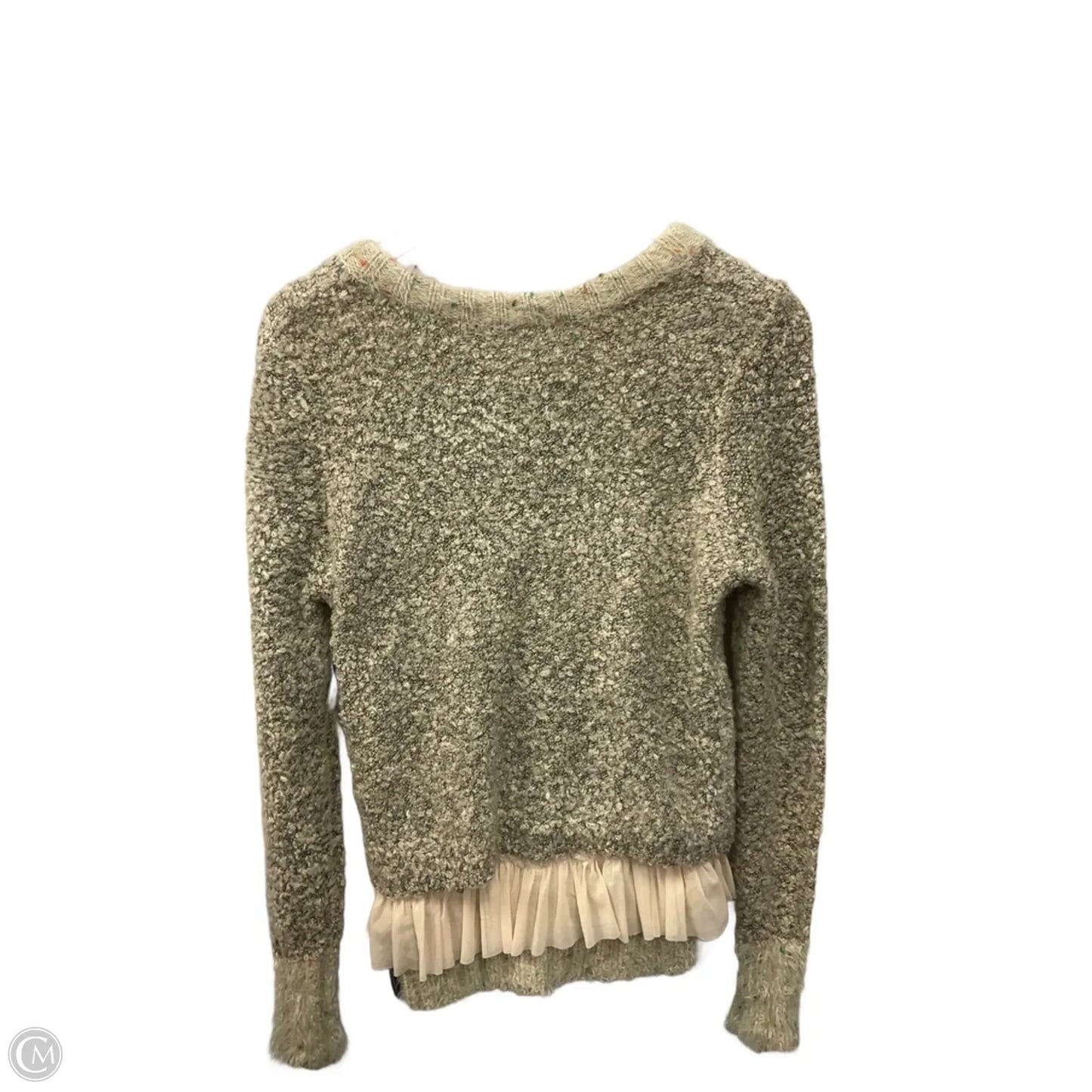 Sweater Cardigan By Mystree In Beige, Size: L