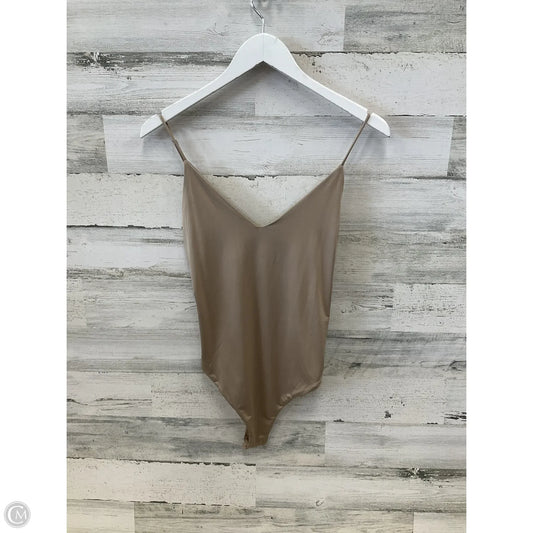 Bodysuit By Fashion Nova In Beige, Size: L