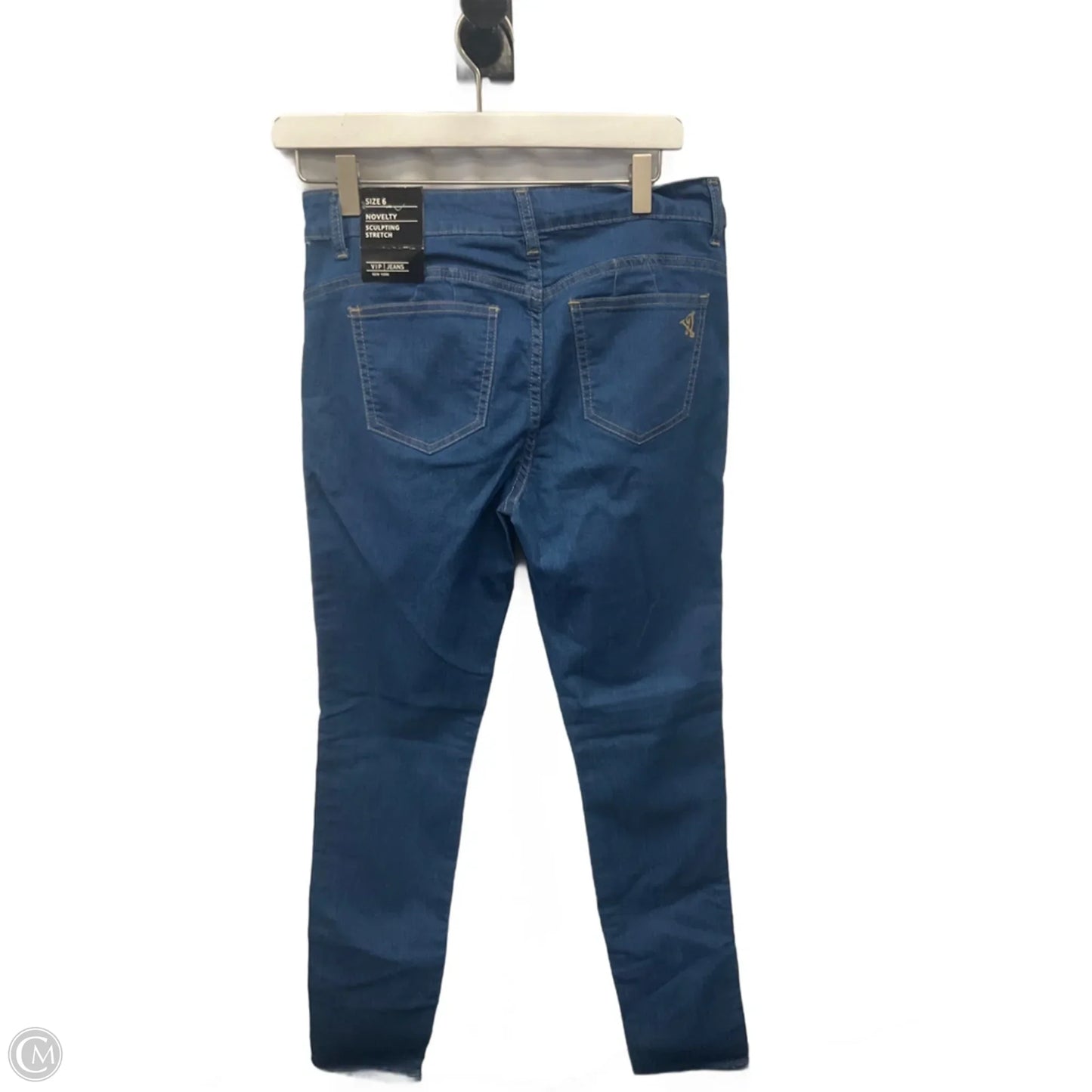 Jeans Skinny By Virgo In Blue Denim, Size: 6