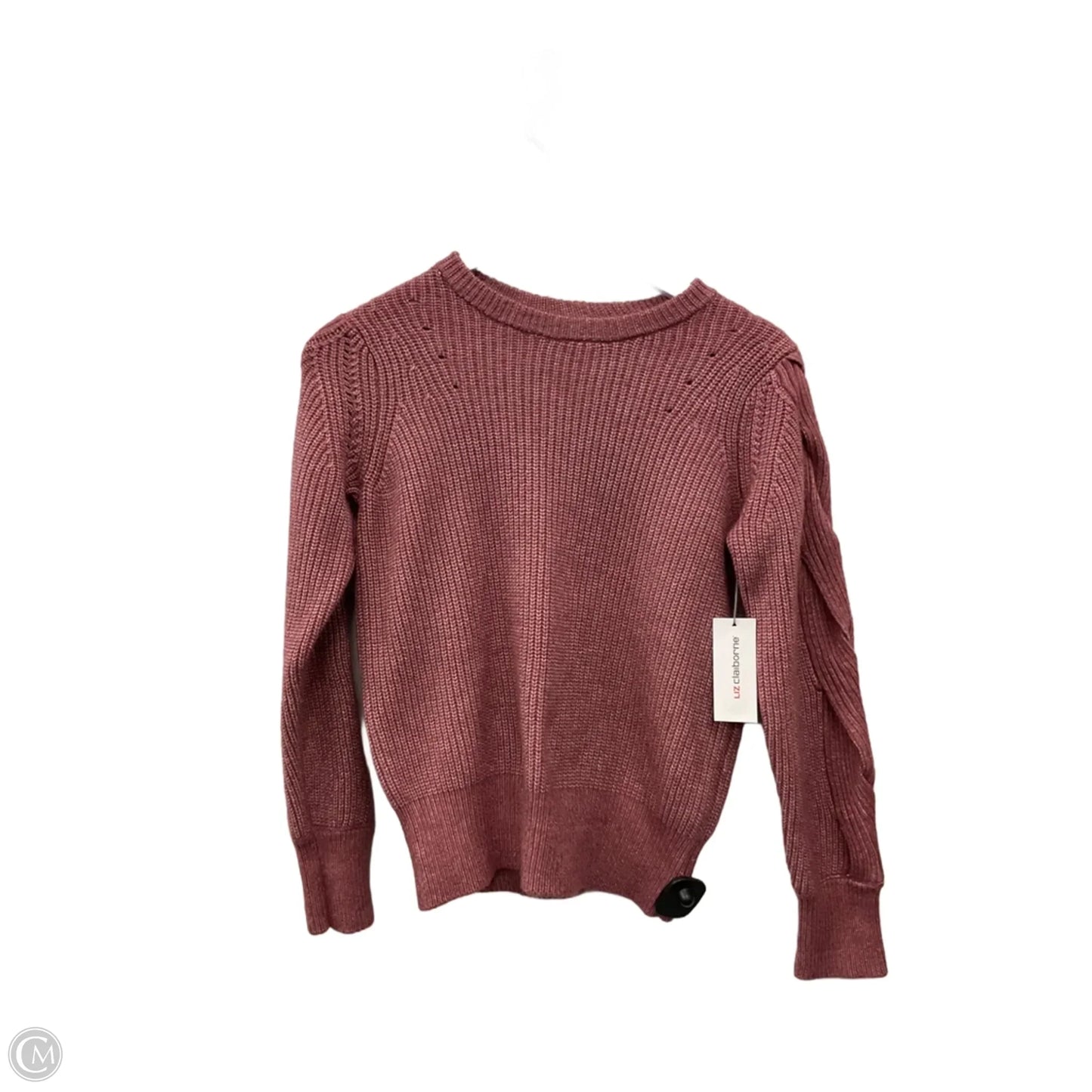 Sweater By Liz Claiborne In Mauve, Size: S