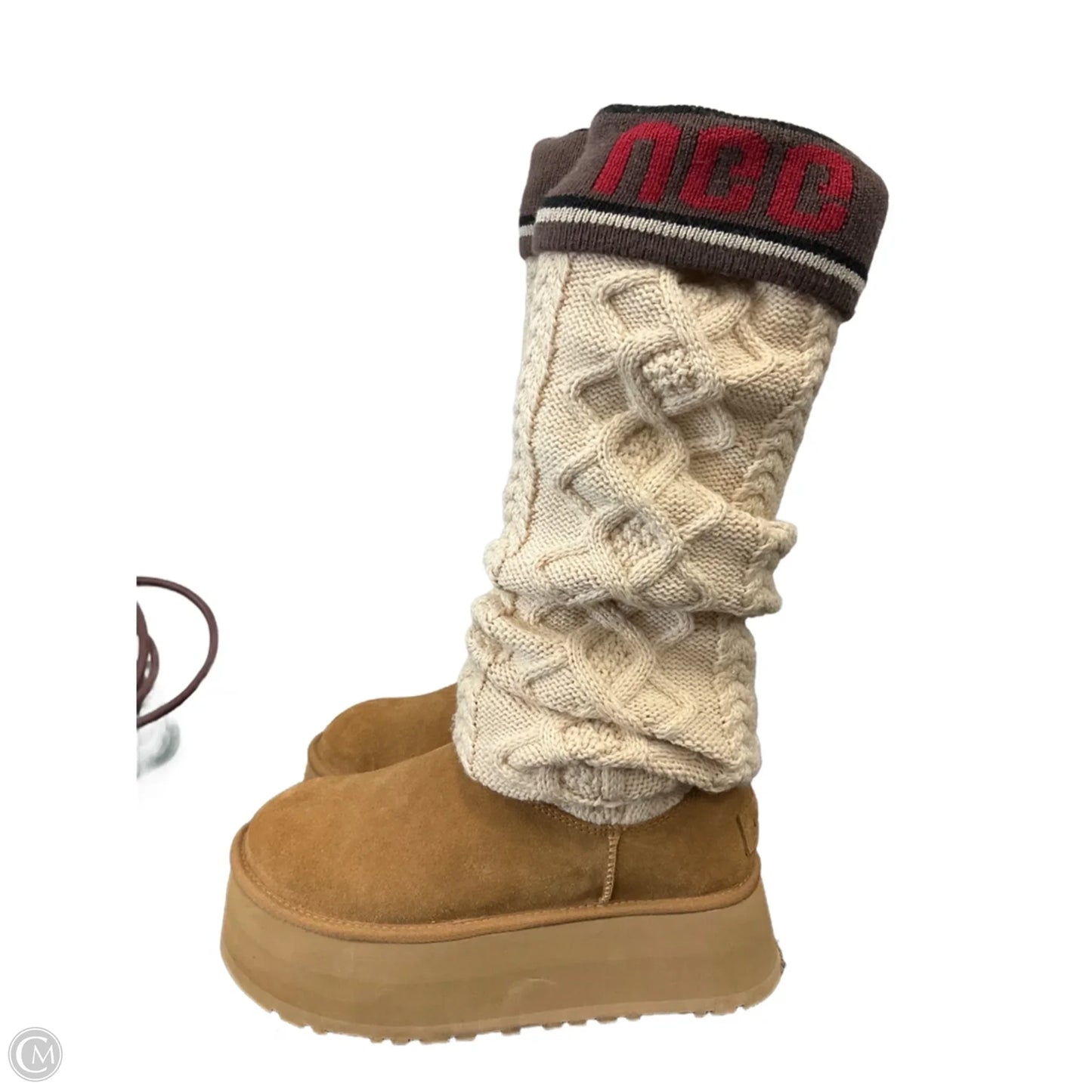 Boots Designer By Ugg In Cream, Size: 7