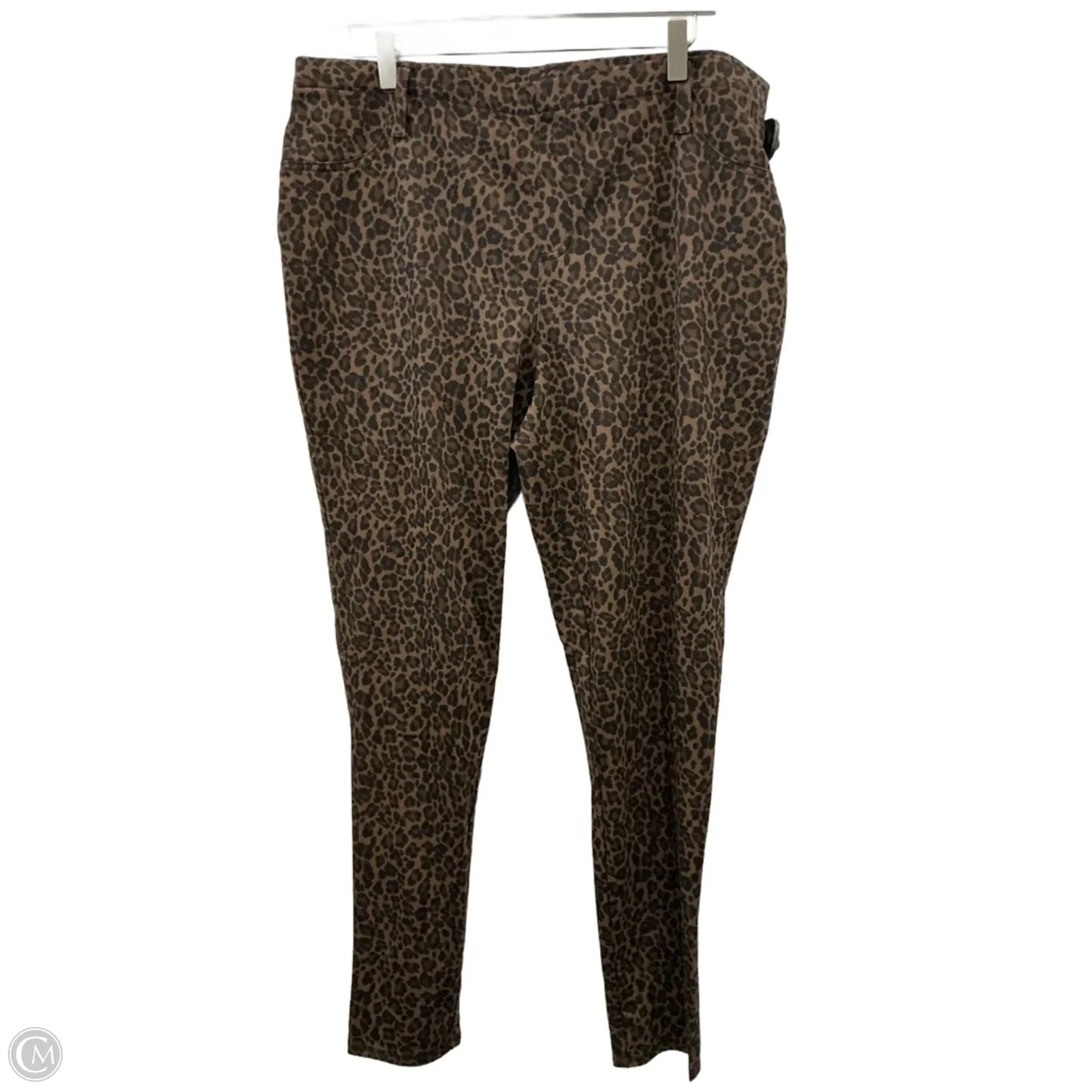 Jeans Jeggings By Faded Glory In Animal Print, Size: 16