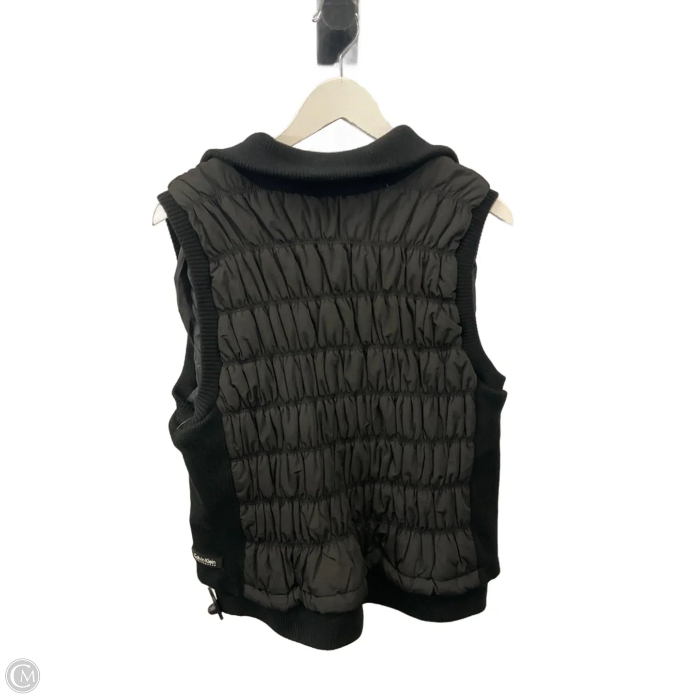 Vest Puffer & Quilted By Calvin Klein Performance In Black, Size: 2x