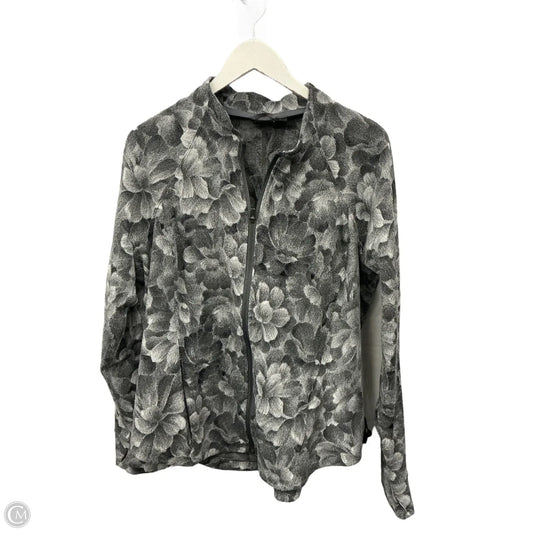 Athletic Jacket By Athleta In Grey, Size: 2x
