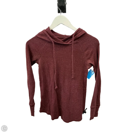 Top Long Sleeve By Eddie Bauer In Red, Size: Xs