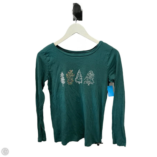 Top Long Sleeve By Loft In Green, Size: Xs