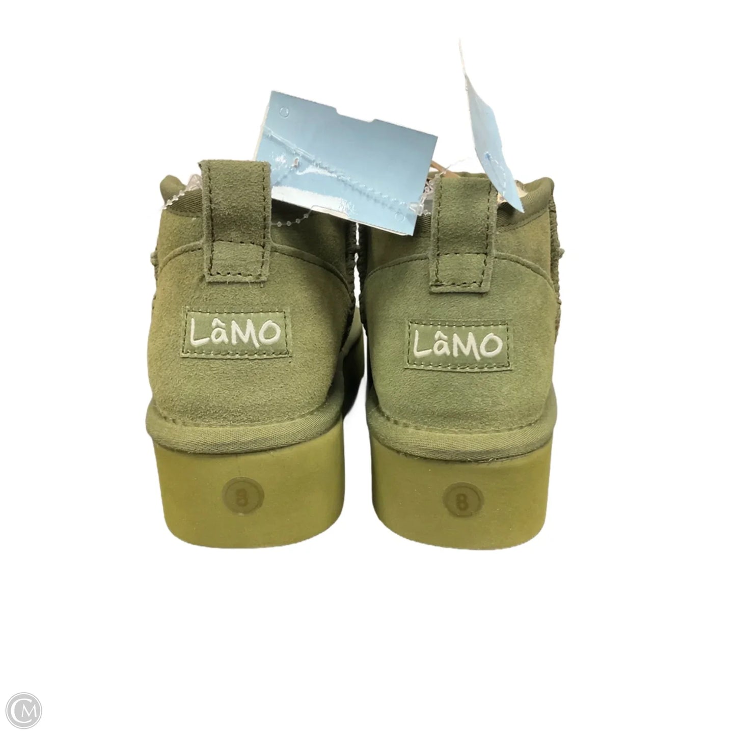 Boots Ankle Flats By Lamo In Green, Size: 8