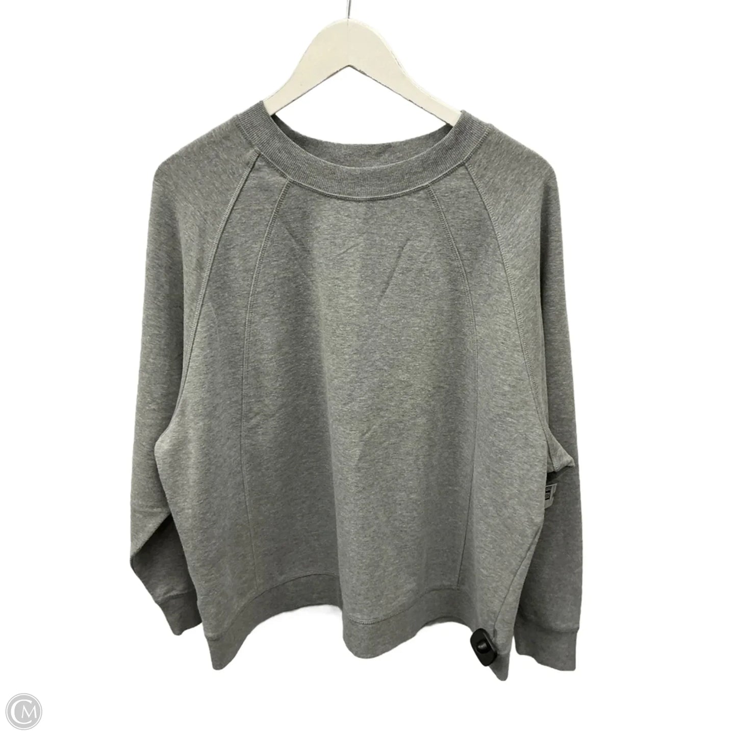 Top Long Sleeve By Eddie Bauer In Grey, Size: L