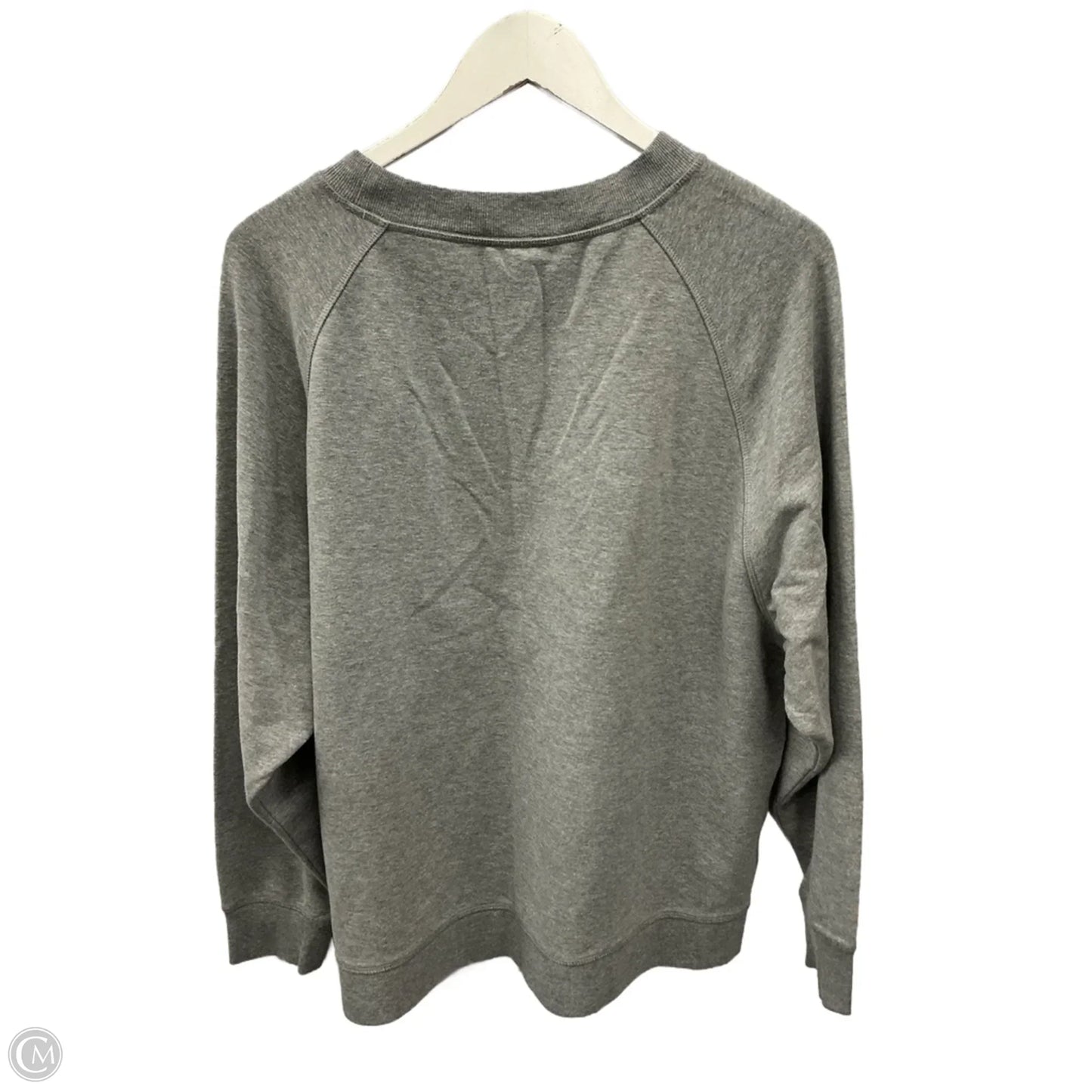 Top Long Sleeve By Eddie Bauer In Grey, Size: L