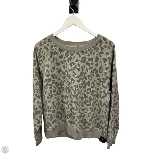 Top Long Sleeve By Old Navy In Animal Print, Size: L