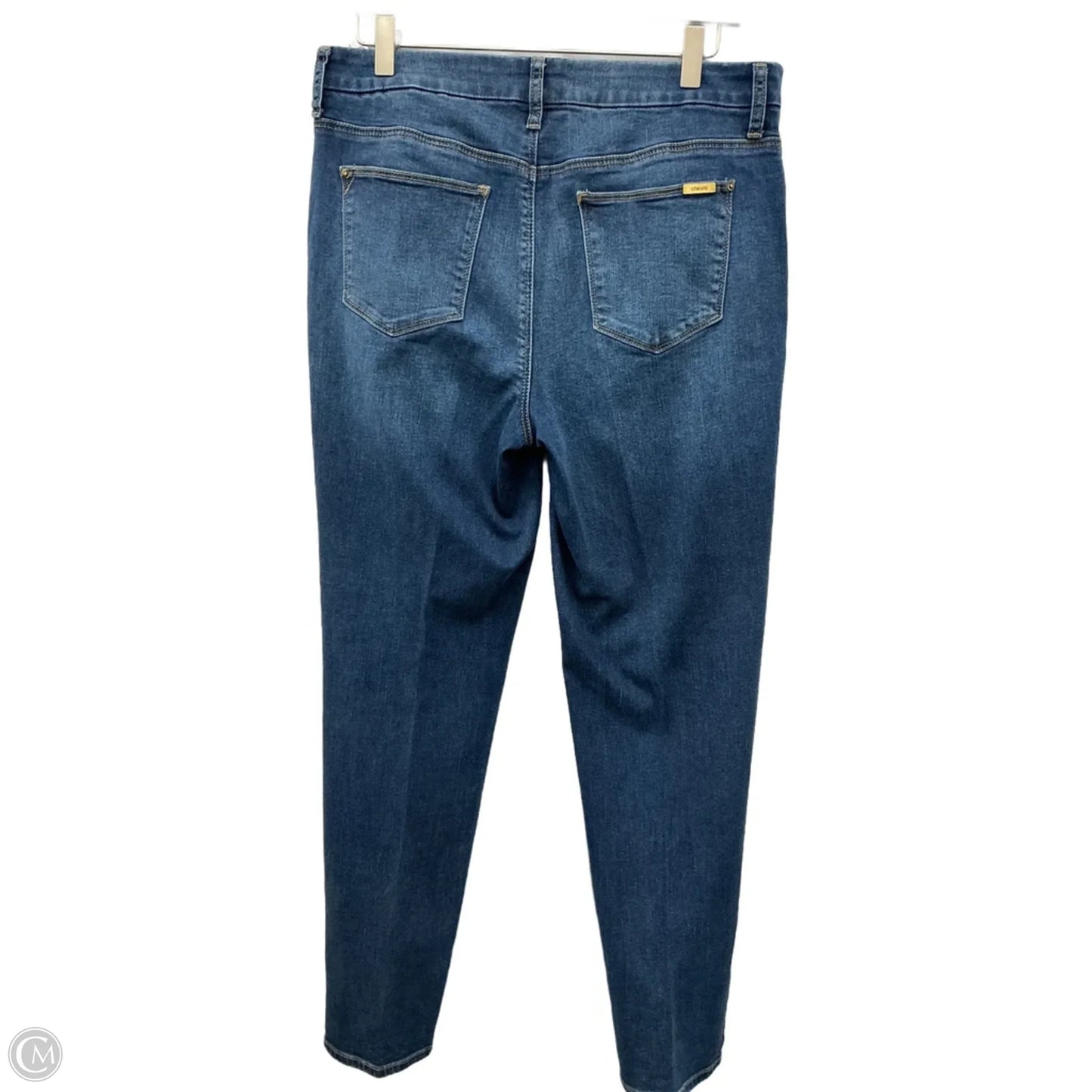 Jeans Skinny By Chicos In Blue Denim, Size: 10