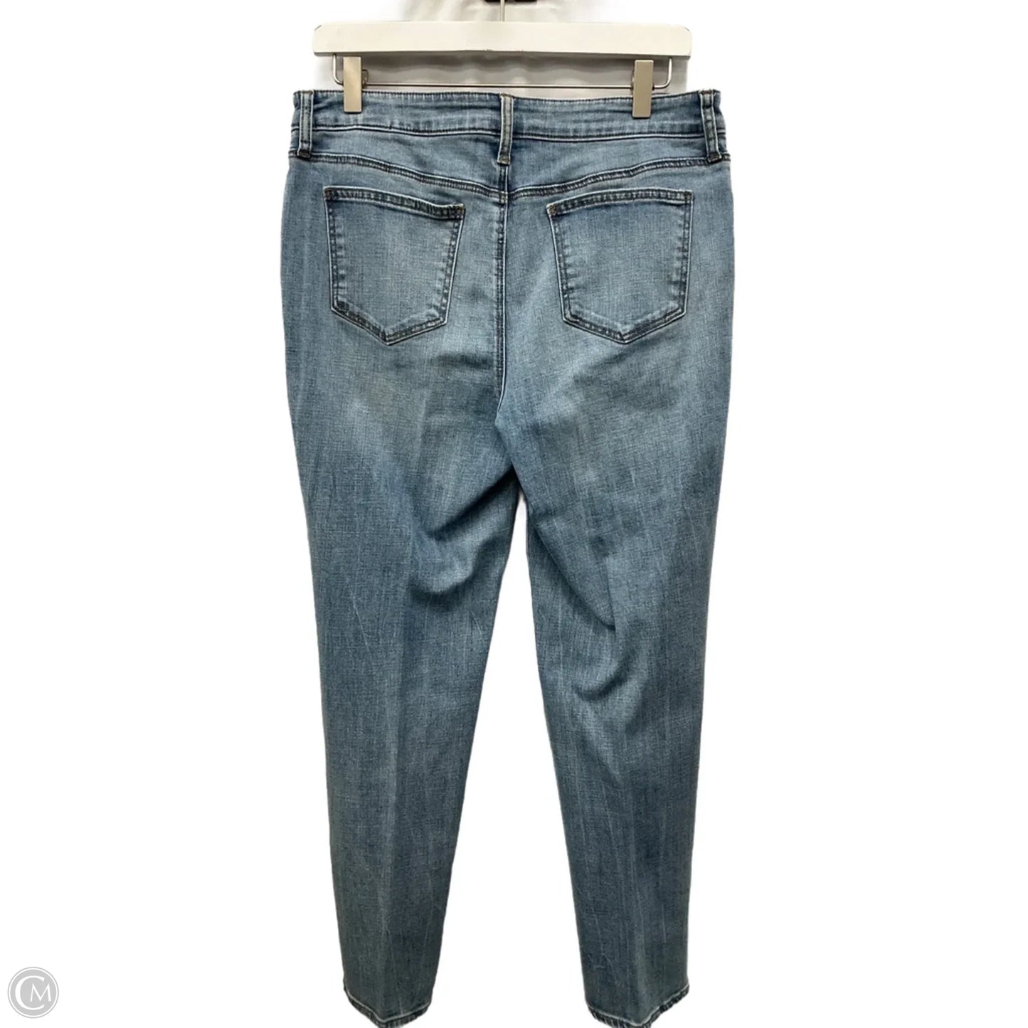 Jeans Skinny By Chicos In Blue Denim, Size: 10