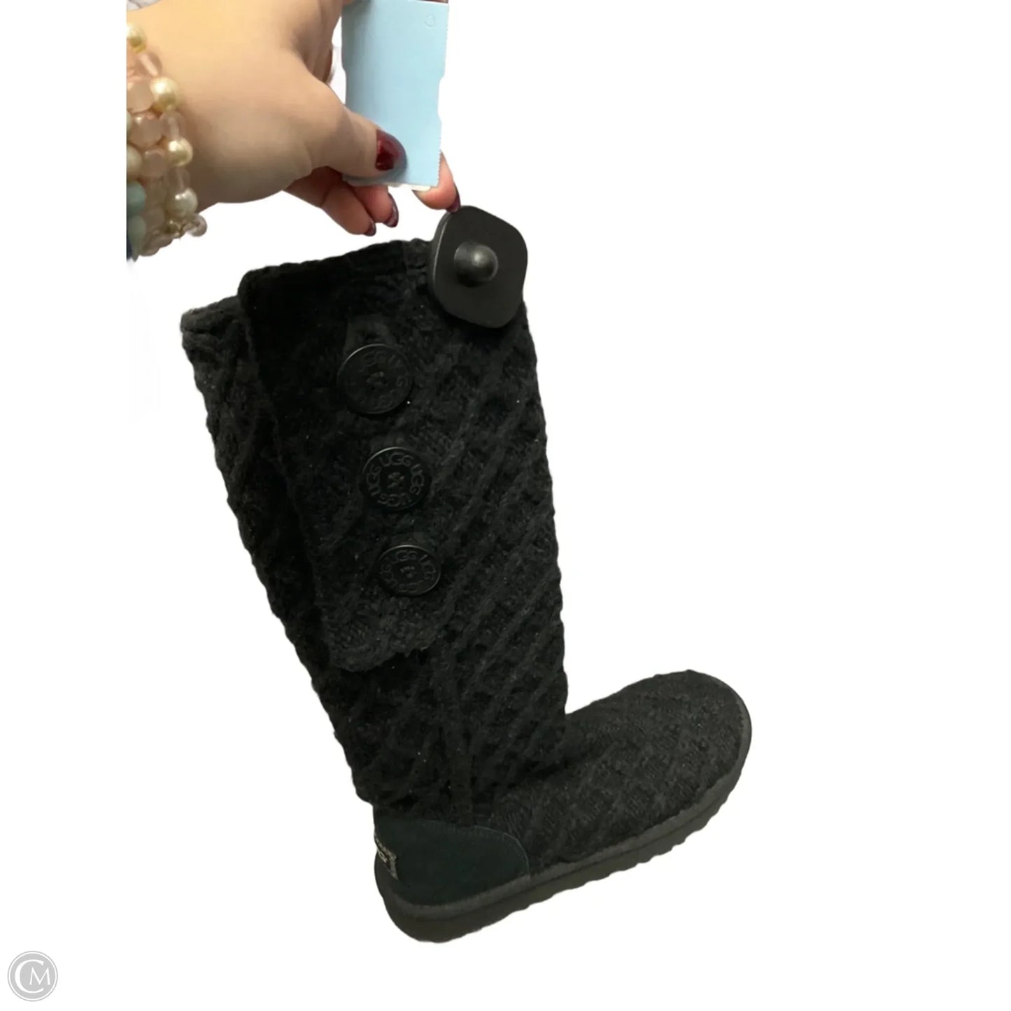 Boots Designer By Ugg In Black, Size: 9