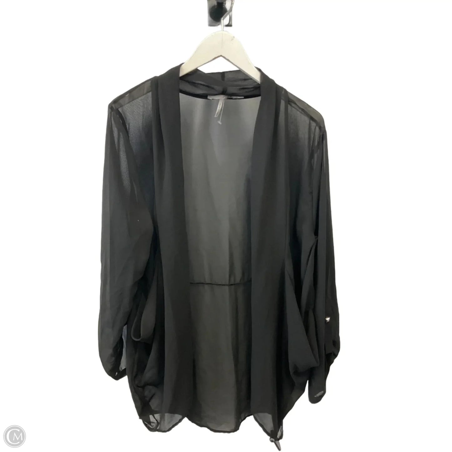 Cardigan By Have In Black, Size: 1x