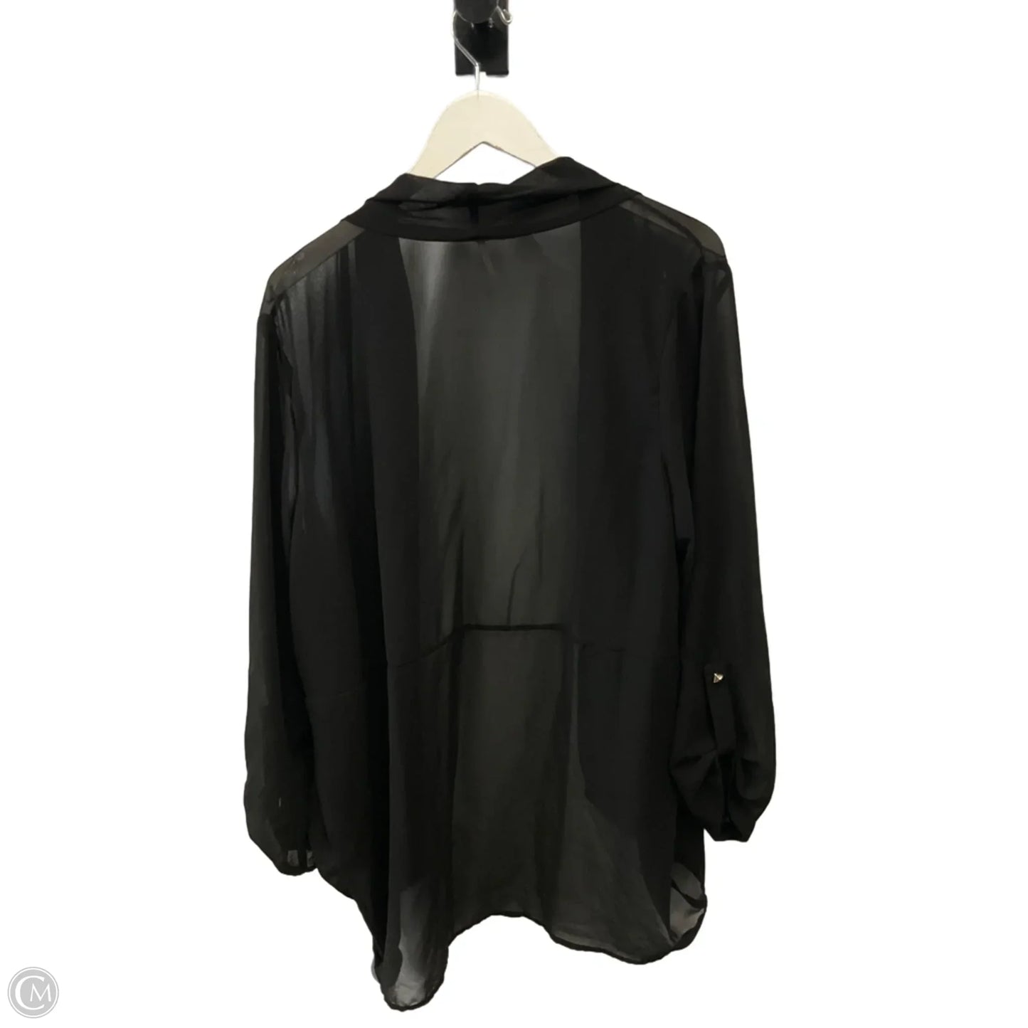 Cardigan By Have In Black, Size: 1x