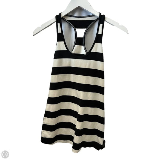 Athletic Tank Top By Lululemon In Striped Pattern, Size: 6