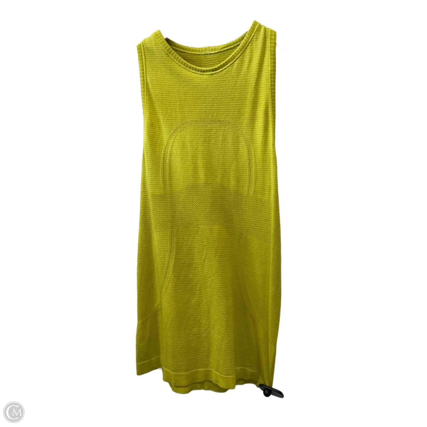 Athletic Tank Top By Lululemon In Yellow, Size: 4