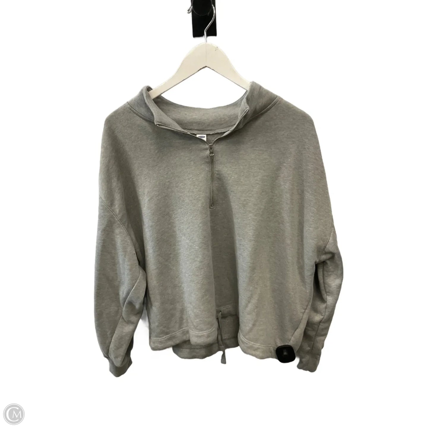 Top Long Sleeve By Old Navy In Grey, Size: L