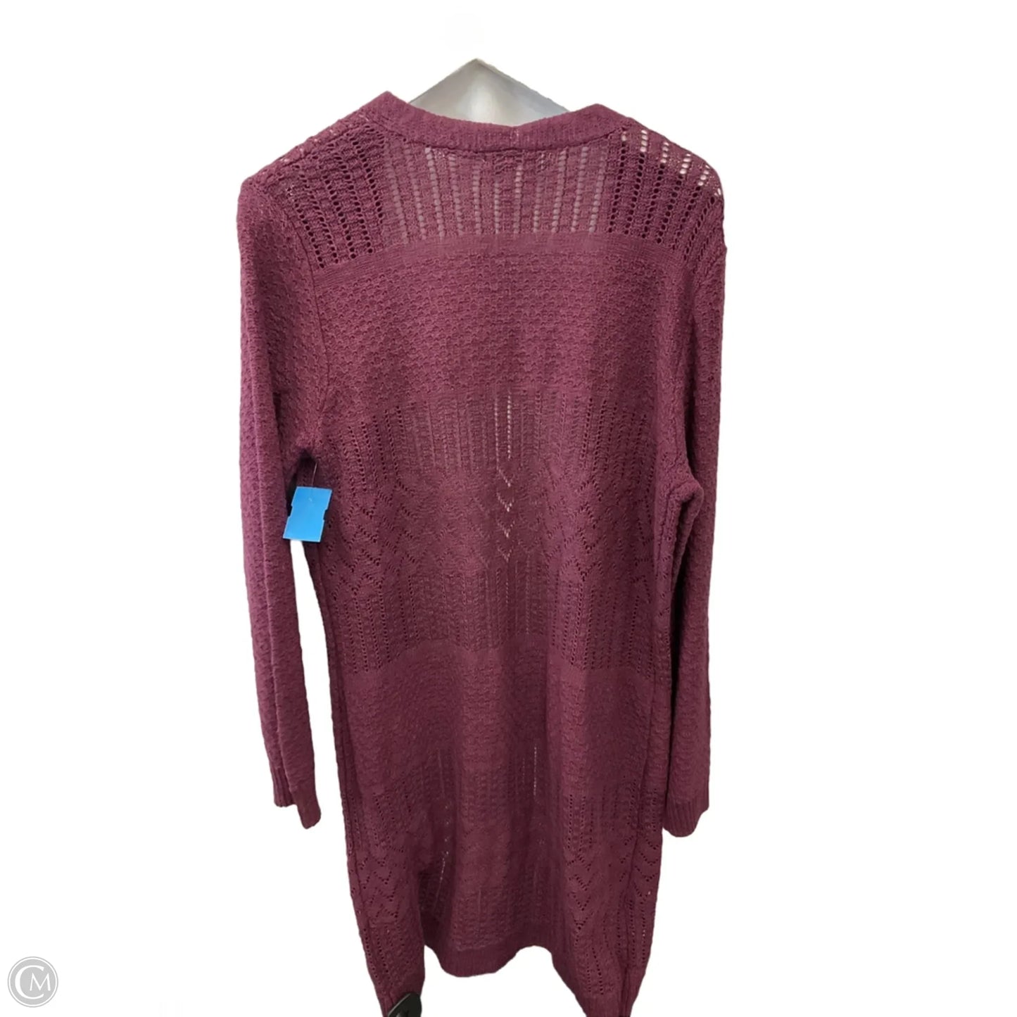 Cardigan By Christopher And Banks In Purple, Size: L