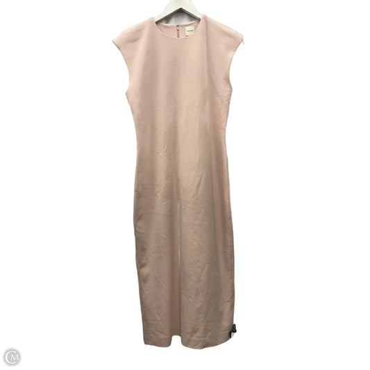 Dress Casual Midi By Calvin Klein In Pink, Size: Xs