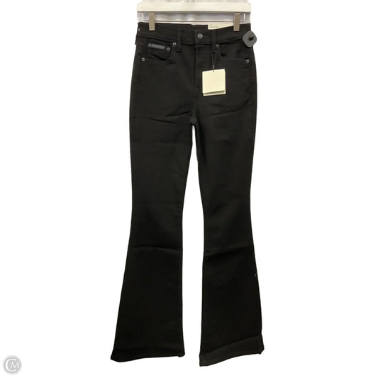 Jeans Flared By Calvin Klein In Black Denim, Size: 4