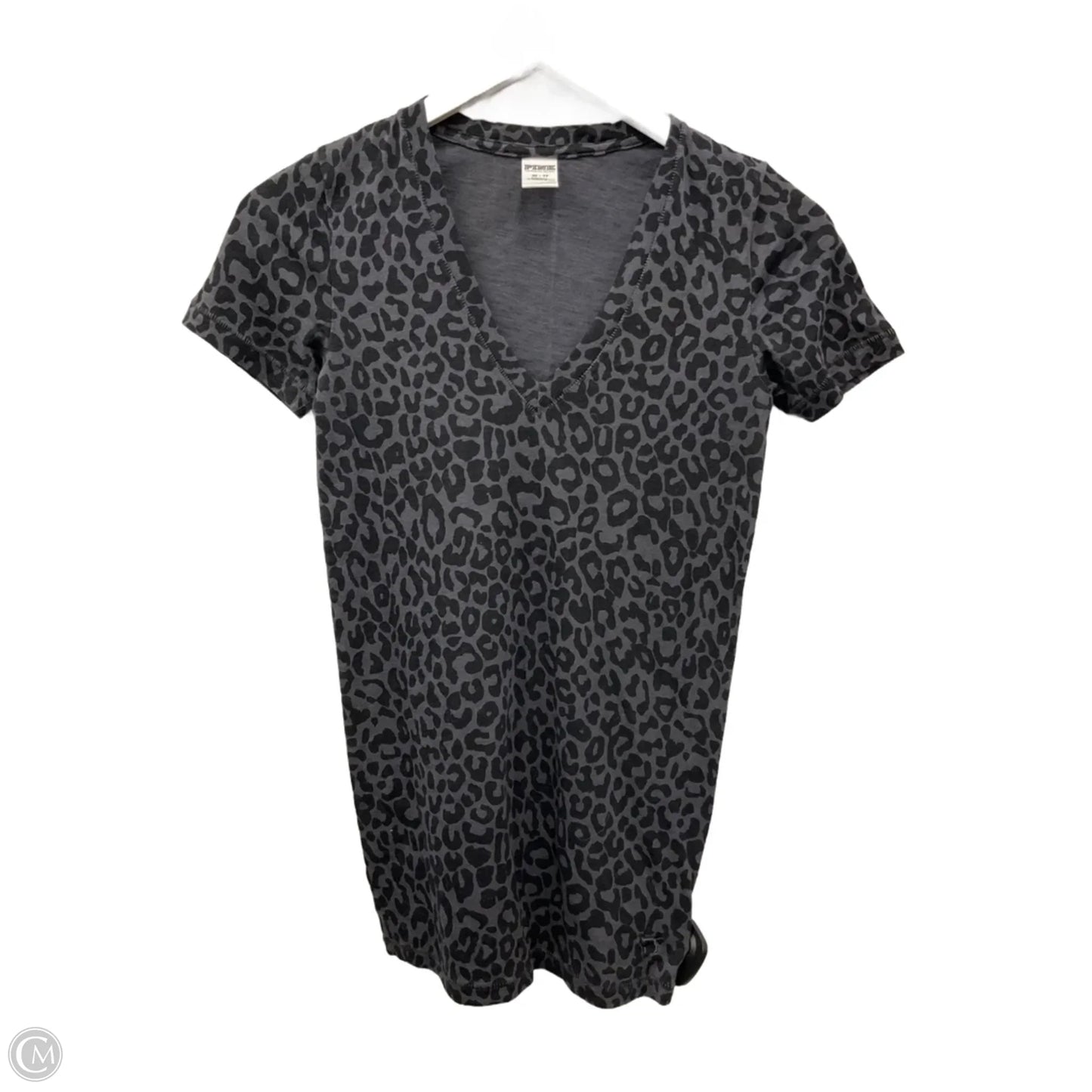 Top Short Sleeve By Pink In Animal Print, Size: Xs