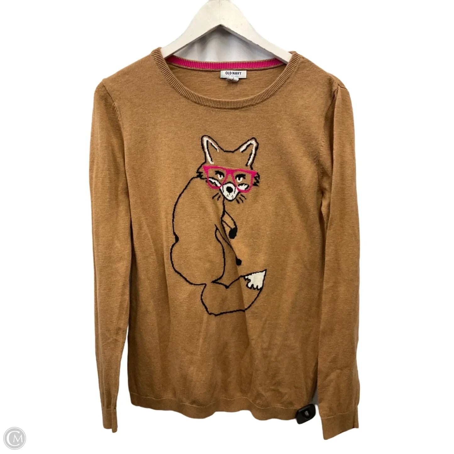 Top Long Sleeve By Old Navy In Tan, Size: L