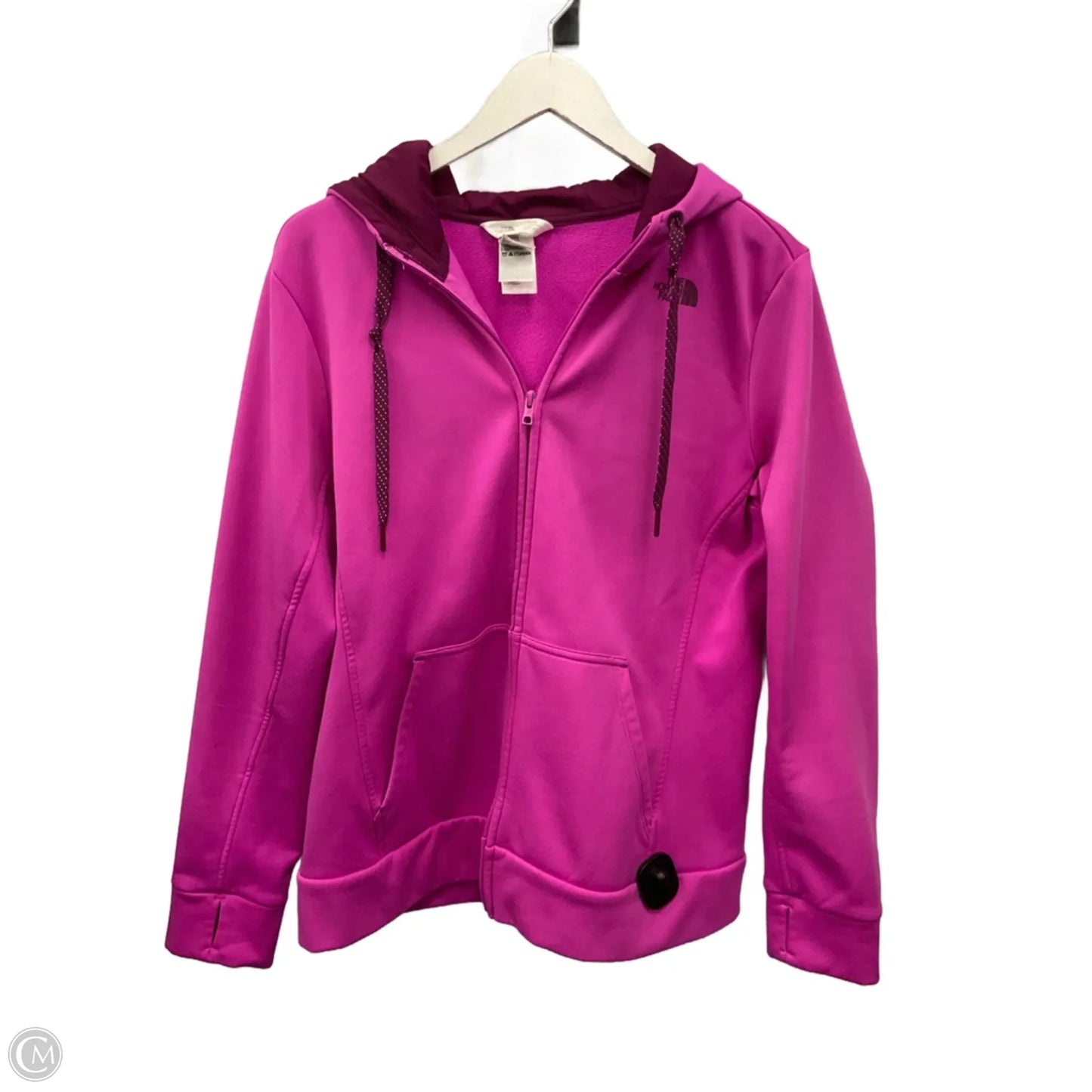 Athletic Jacket By The North Face In Purple, Size: Xl