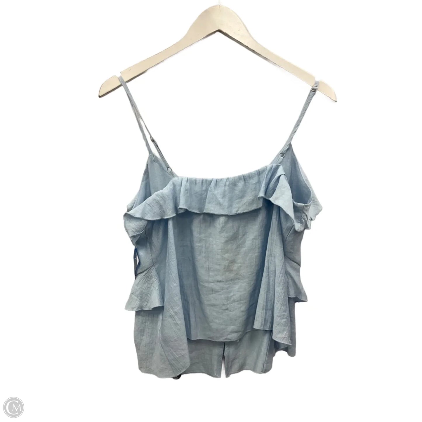 Tank Top By Hem & Thread In Blue, Size: M