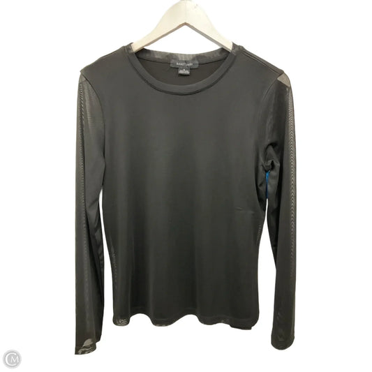 Top Long Sleeve By Sanctuary In Black, Size: M