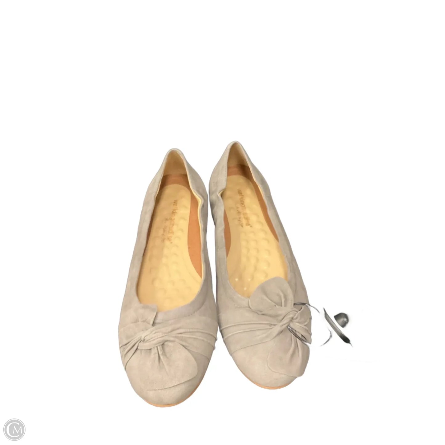 Shoes Flats By Clothes Mentor In Grey, Size: 13