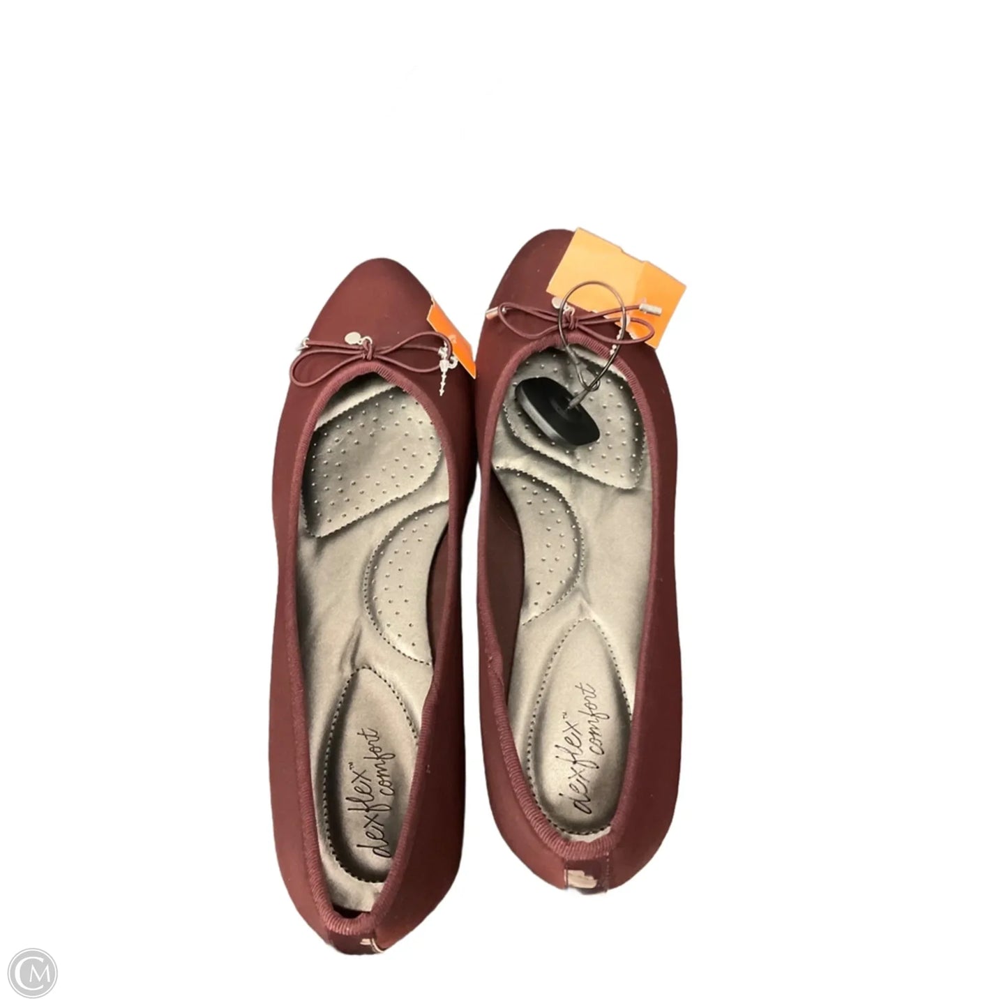 Shoes Flats By Clothes Mentor In Maroon, Size: 13