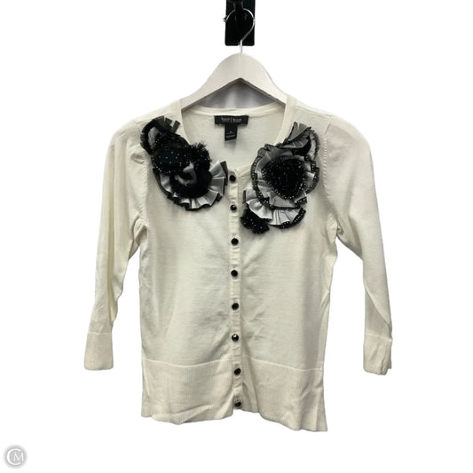 Cardigan By White House Black Market In White, Size: S