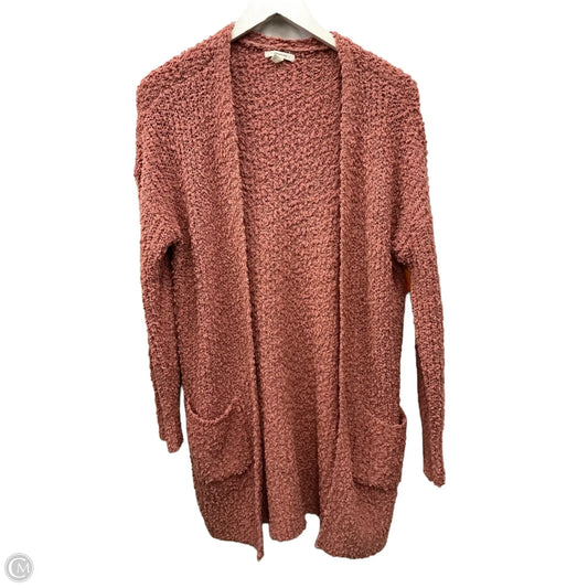 Sweater Cardigan By Maurices In Pink, Size: M