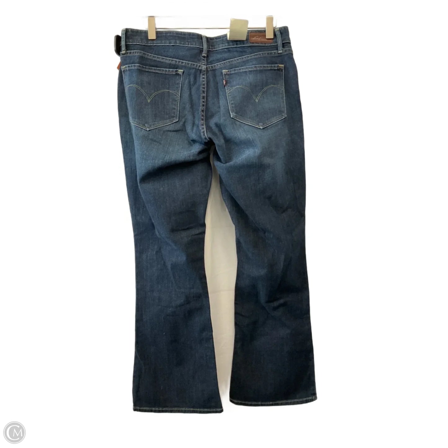 Jeans Boot Cut By Levis In Blue Denim, Size: 14
