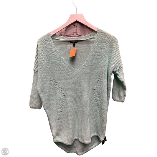 Sweater Short Sleeve By Express In Green, Size: M